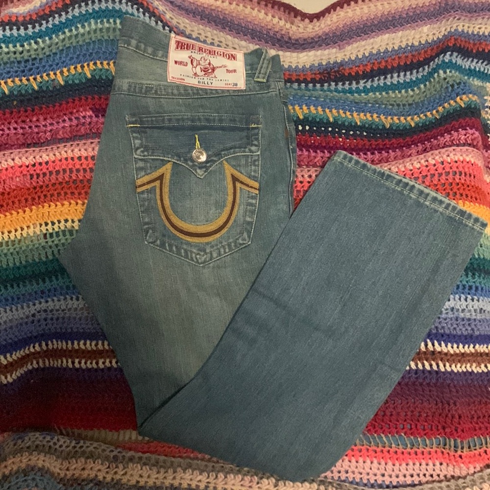 True Religion Billy Jeans Size 38, like new, made in USA